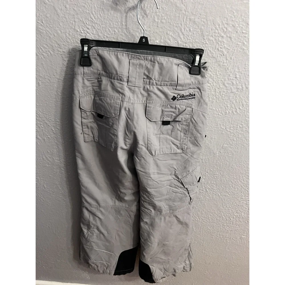 Columbia  Ski Snowboarding Pants Kids Size‎ 10/12 Gray Snow Waterproof